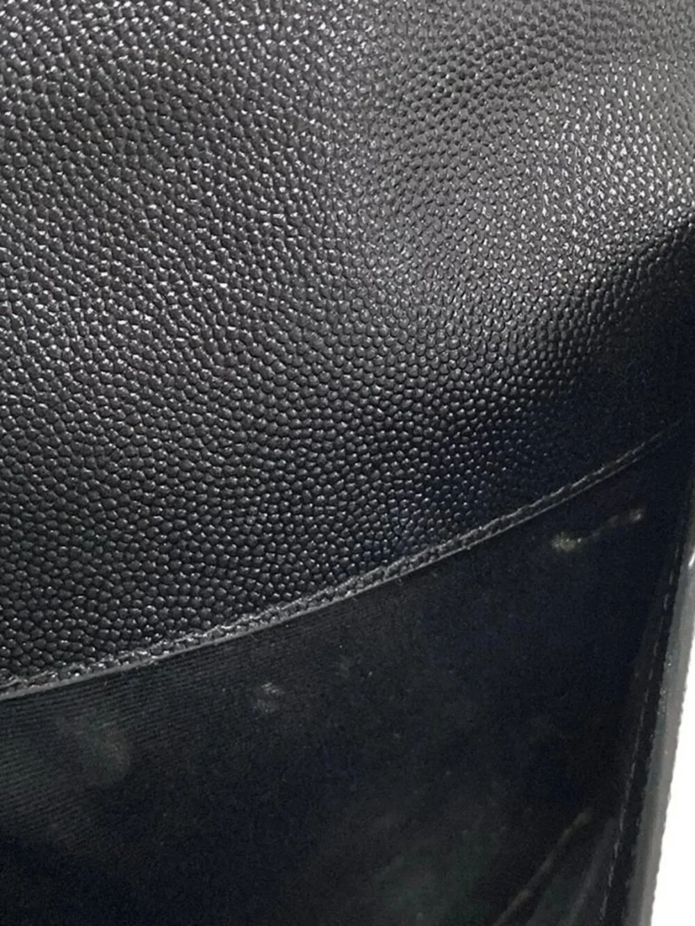 SAINT LAURENT PARIS 565739 Black Leather Clutch Bag - Picture 12 of 15